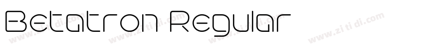 Betatron Regular字体转换